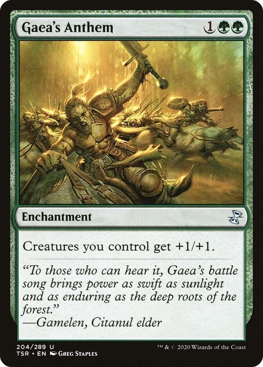 Gaea's Anthem in the group Magic the Gathering / Types / Enchantment / Enchantment at Proxyprinters.com (24814)