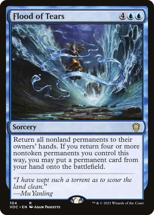 Flood of Tears in the group Magic the Gathering / Types / Colors / Blue at Proxyprinters.com (24829)