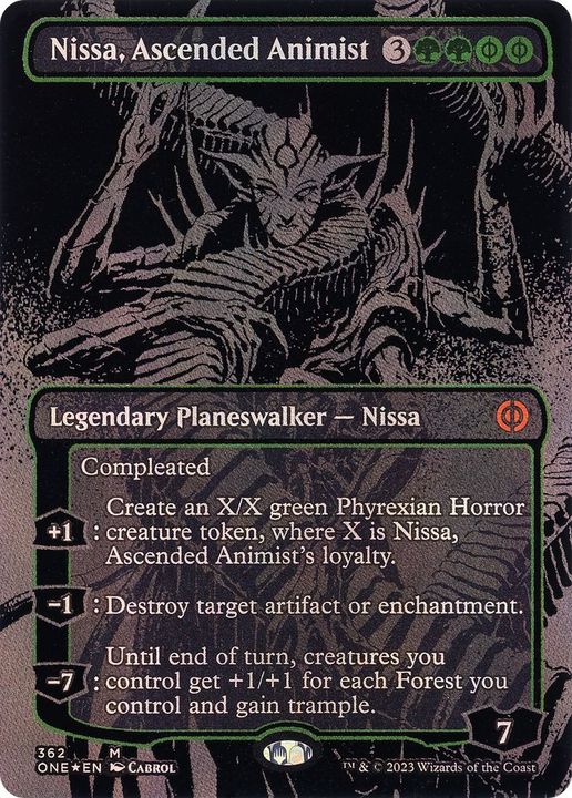 Nissa, Ascended Animist in the group Magic the Gathering / Types / Colors / Green at Proxyprinters.com (24854)