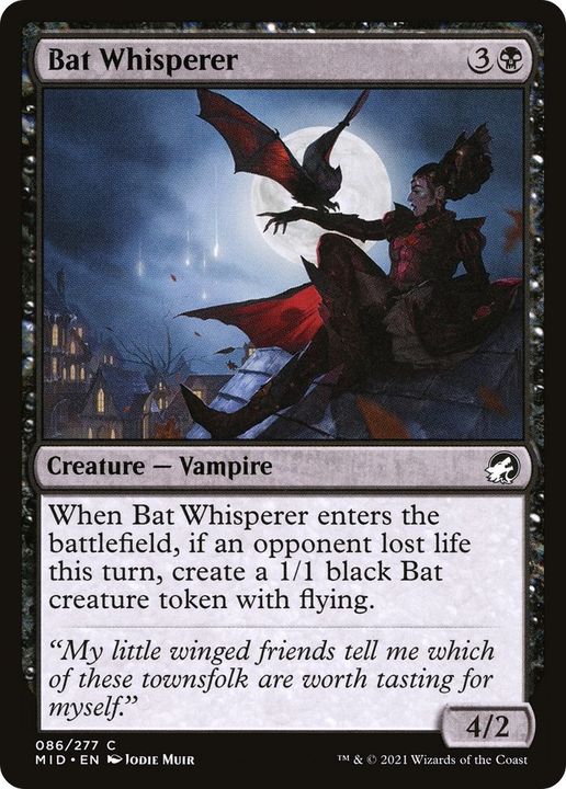 Bat Whisperer in the group Magic the Gathering / Types / Colors / Black at Proxyprinters.com (24862)