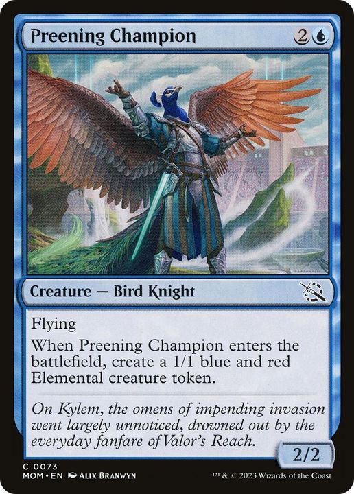 Preening Champion in the group Magic the Gathering / Types / Colors / Blue at Proxyprinters.com (24876)