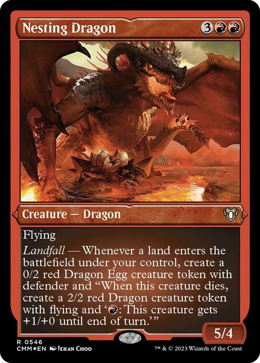 Nesting Dragon in the group Magic the Gathering / Types / Colors / Red at Proxyprinters.com (24888)