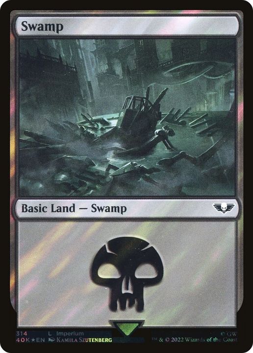 Swamp in the group Magic the Gathering / Sets / Warhammer 40,000 Tokens at Proxyprinters.com (24900)