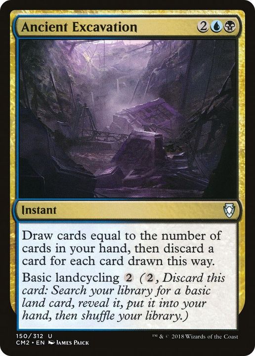 Ancient Excavation in the group Magic the Gathering / Types / Colors / Multicolors / B, U at Proxyprinters.com (24902)