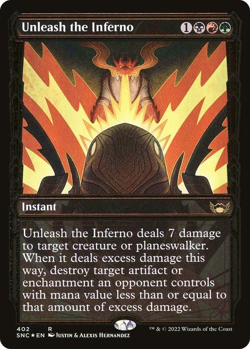 Unleash the Inferno in the group Magic the Gathering / Sets / Streets of New Capenna at Proxyprinters.com (24908)