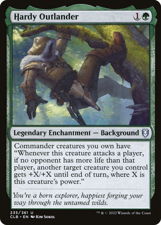 Hardy Outlander in the group Magic the Gathering / Types / Enchantment / Legendary Enchantment at Proxyprinters.com (24935)