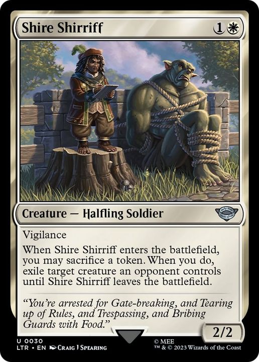 Shire Shirriff in the group Magic the Gathering / Types / Colors / White at Proxyprinters.com (24939)