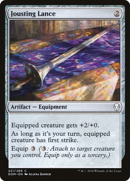 Jousting Lance in the group Magic the Gathering / Sets / Dominaria at Proxyprinters.com (24972)