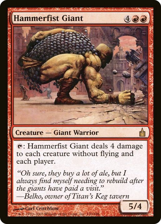 Hammerfist Giant in the group Magic the Gathering / Types / Creatures / Warrior at Proxyprinters.com (24995)