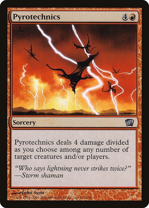 Pyrotechnics in the group Magic the Gathering / Sets / Eighth Edition at Proxyprinters.com (25000)