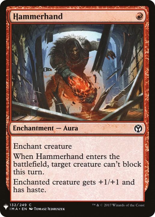 Hammerhand in the group Magic the Gathering / Types / Colors / Red at Proxyprinters.com (25021)