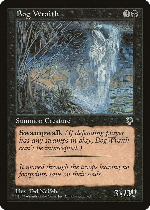 Bog Wraith in the group Magic the Gathering / Types / Colors / Black at Proxyprinters.com (25025)