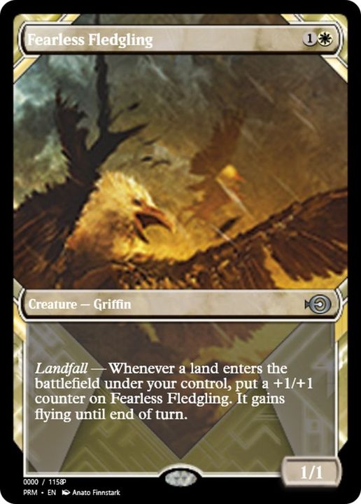 Fearless Fledgling in the group Magic the Gathering / Types / Colors / White at Proxyprinters.com (25026)