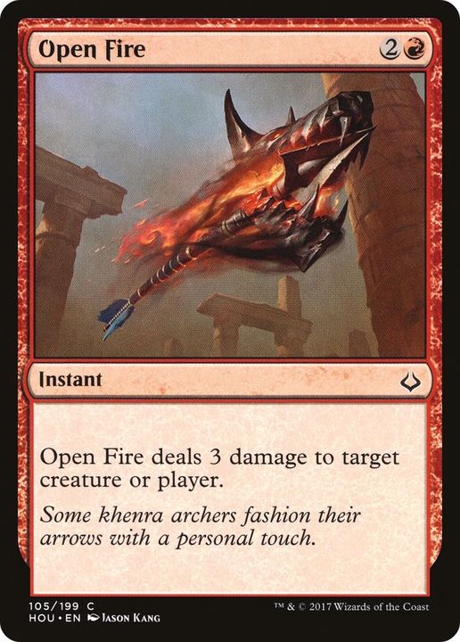 Open Fire in the group Magic the Gathering / Types / Colors / Red at Proxyprinters.com (25034)