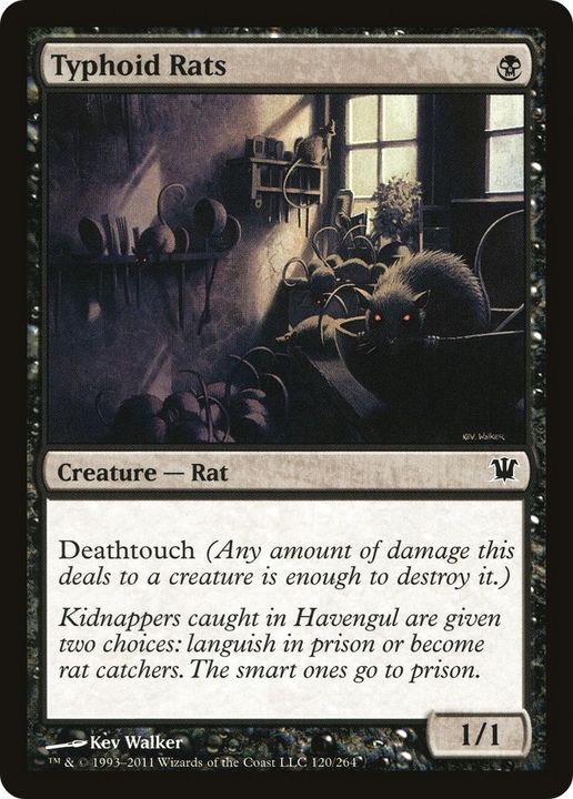 Typhoid Rats in the group Magic the Gathering / Sets / Innistrad at Proxyprinters.com (25036)