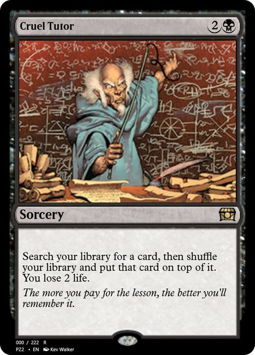 Cruel Tutor in the group Magic the Gathering / Sets / Treasure Chest at Proxyprinters.com (25038)