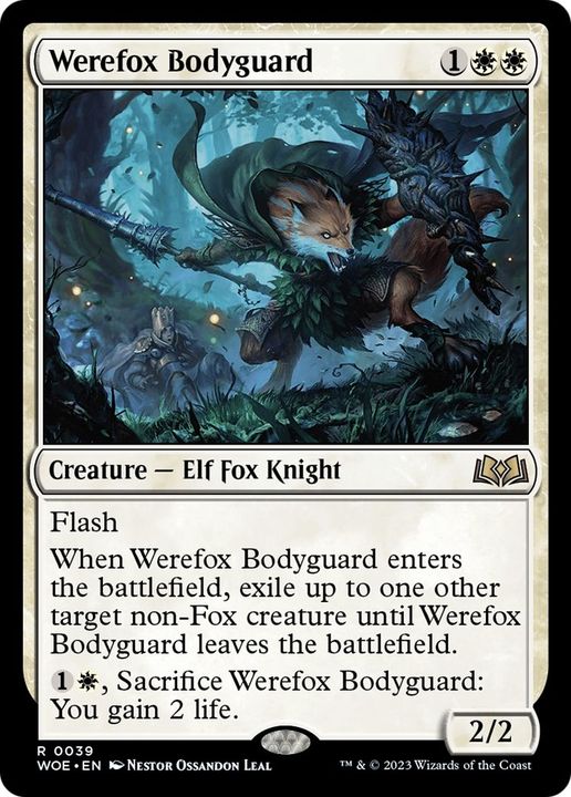 Werefox Bodyguard in the group Magic the Gathering / Types / Creatures / Elf at Proxyprinters.com (25045)