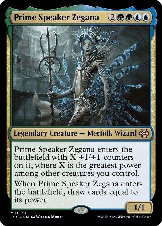 Prime Speaker Zegana in the group Magic the Gathering / Sets / The Lost Caverns of Ixalan Commander at Proxyprinters.com (25050)