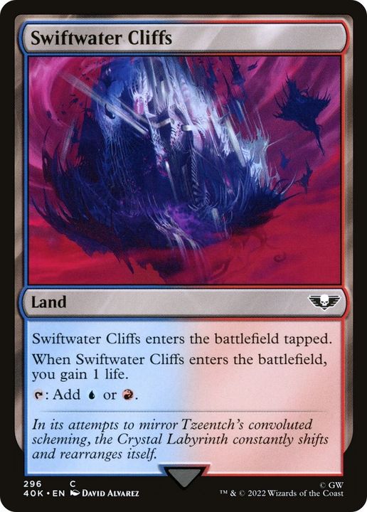 Swiftwater Cliffs in the group Magic the Gathering / Sets / Warhammer 40,000 Tokens at Proxyprinters.com (25054)