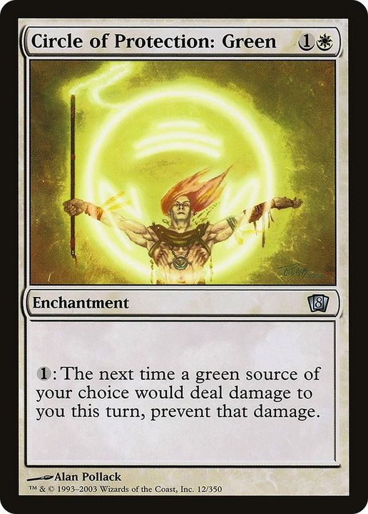 Circle of Protection: Green in the group Magic the Gathering / Types / Enchantment / Enchantment at Proxyprinters.com (25061)