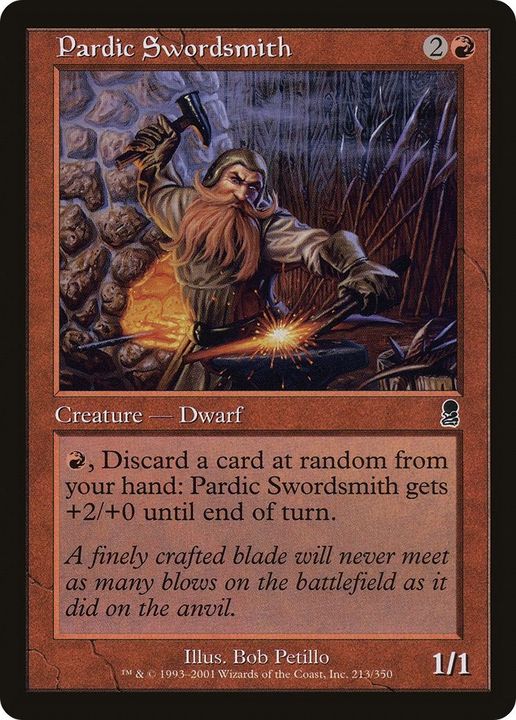 Pardic Swordsmith in the group Magic the Gathering / Types / Colors / Red at Proxyprinters.com (25085)