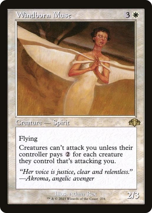 Windborn Muse in the group Magic the Gathering / Types / Colors / White at Proxyprinters.com (25113)