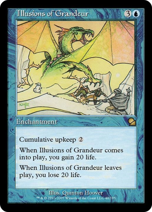 Illusions of Grandeur in the group Magic the Gathering / Types / Enchantment / Enchantment at Proxyprinters.com (25115)