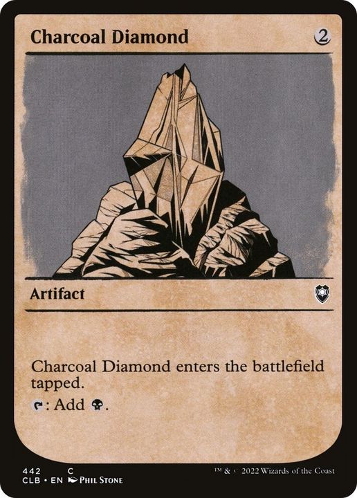 Charcoal Diamond in the group Magic the Gathering / Sets / Commander Legends: Battle for Baldur's Gate at Proxyprinters.com (25119)