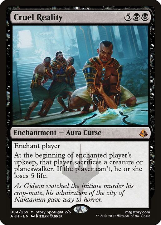 Cruel Reality in the group Magic the Gathering / Types / Colors / Black at Proxyprinters.com (2512)