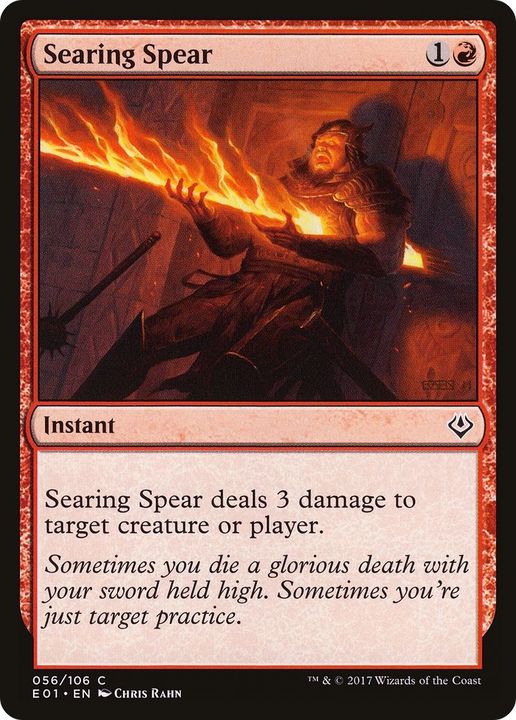 Searing Spear in the group Magic the Gathering / Types / Colors / Red at Proxyprinters.com (25124)