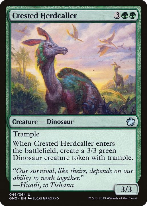 Crested Herdcaller in the group Magic the Gathering / Types / Colors / Green at Proxyprinters.com (25129)