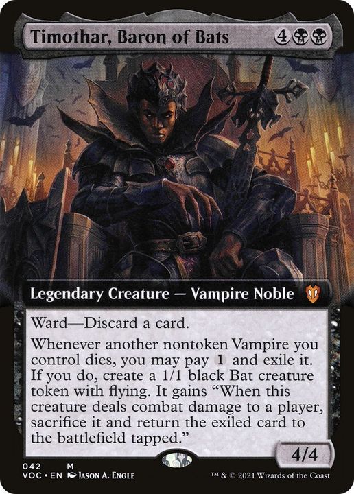 Timothar, Baron of Bats in the group Magic the Gathering / Types / Colors / Black at Proxyprinters.com (25131)