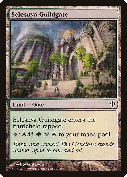 Selesnya Guildgate in the group Magic the Gathering / Types / Colors / Colorless at Proxyprinters.com (25132)