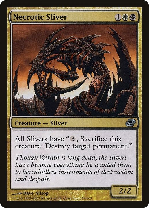 Necrotic Sliver in the group Magic the Gathering / Sets / Planar Chaos at Proxyprinters.com (25158)