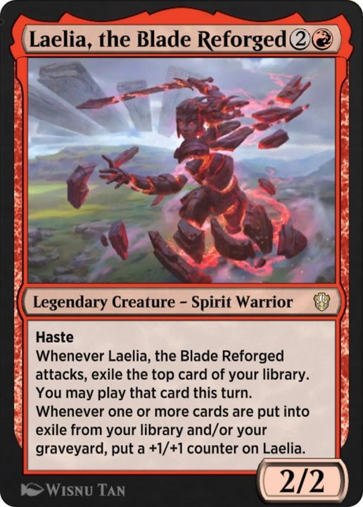 Laelia, the Blade Reforged in the group Magic the Gathering / Sets / Historic Anthology 6 at Proxyprinters.com (25175)