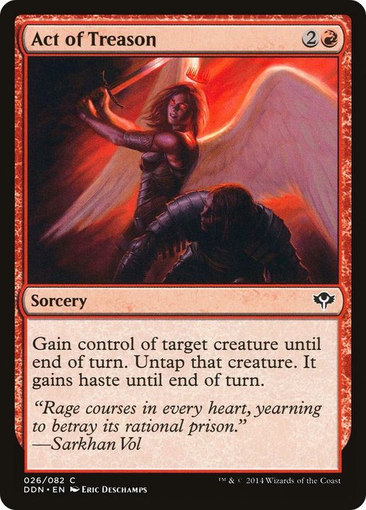 Act of Treason in the group Magic the Gathering / Types / Colors / Red at Proxyprinters.com (25187)