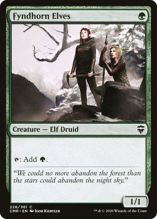 Fyndhorn Elves in the group Magic the Gathering / Types / Creatures / Elf at Proxyprinters.com (25209)