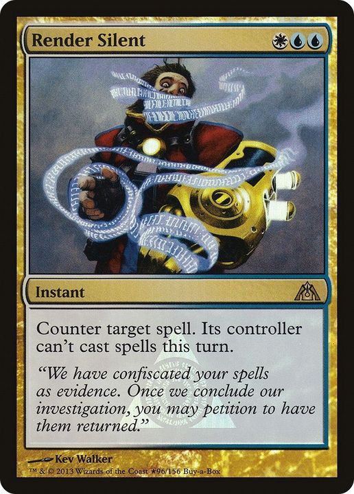 Render Silent in the group Magic the Gathering / Types / Colors / Multicolors / U, W at Proxyprinters.com (25231)