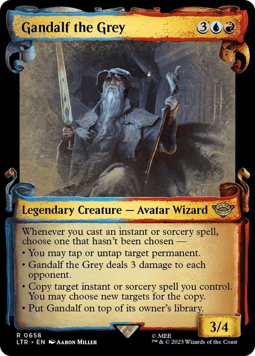 Gandalf the Grey in the group Magic the Gathering / Sets / The Lord of the Rings: Tales of Middle-earth at Proxyprinters.com (25277)