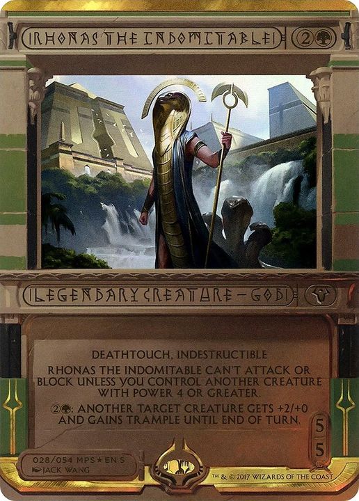 Rhonas the Indomitable in the group Magic the Gathering / Types / Colors / Green at Proxyprinters.com (25287)