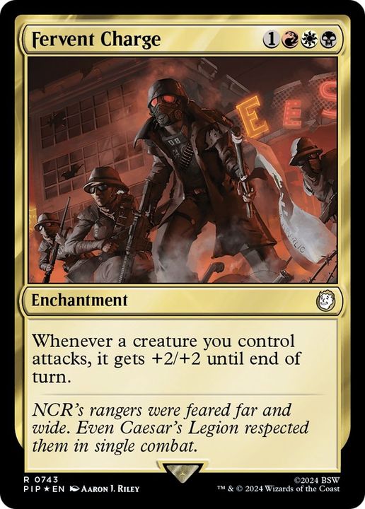 Fervent Charge in the group Magic the Gathering / Sets / Fallout at Proxyprinters.com (2529)