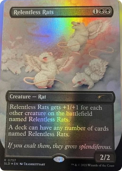 Relentless Rats in the group Magic the Gathering / Types / Colors / Black at Proxyprinters.com (25300)