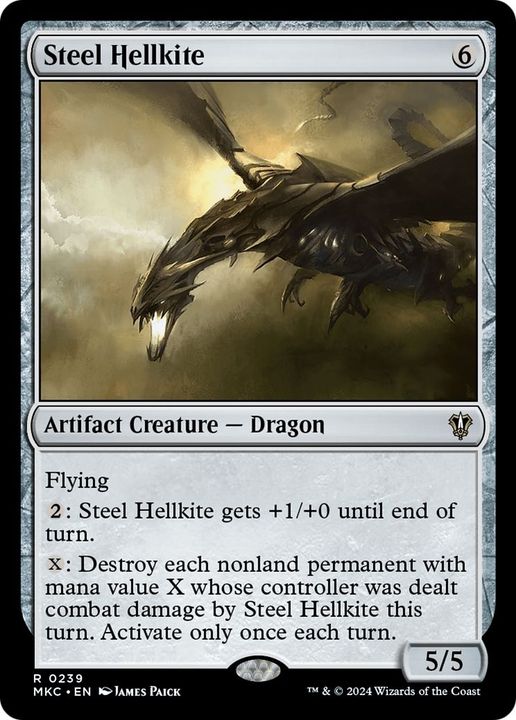 Steel Hellkite in the group Magic the Gathering / Types / Colors / Colorless at Proxyprinters.com (25304)