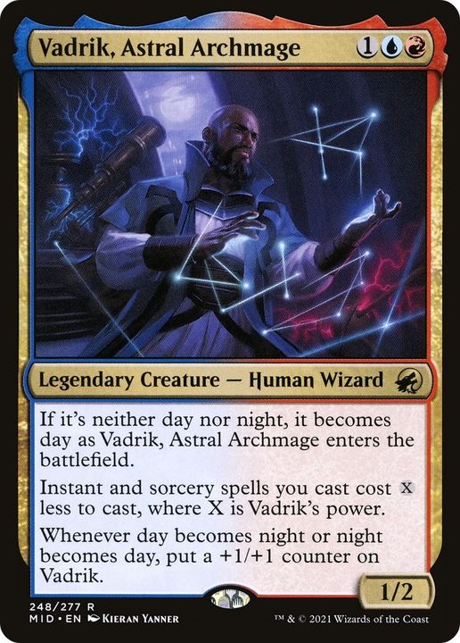 Vadrik, Astral Archmage in the group Magic the Gathering / Types / Colors / Multicolors / R, U at Proxyprinters.com (25305)