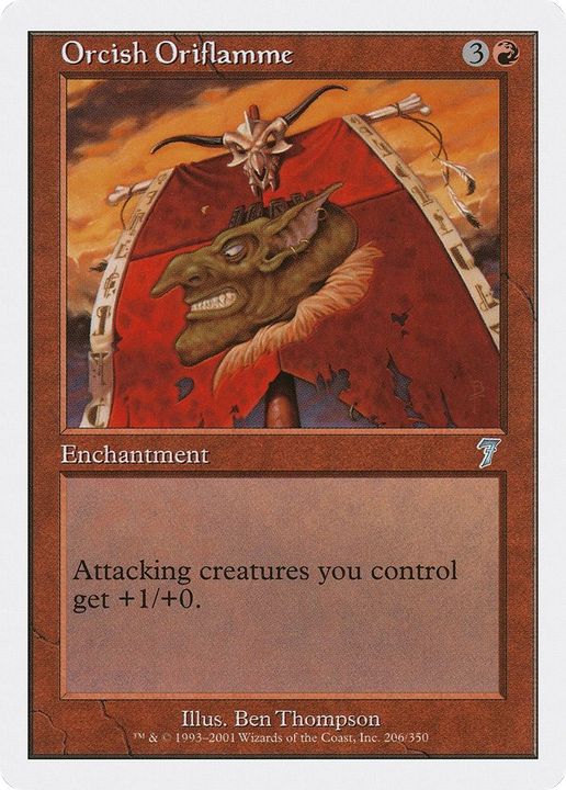 Orcish Oriflamme in the group Magic the Gathering / Types / Enchantment / Enchantment at Proxyprinters.com (25306)