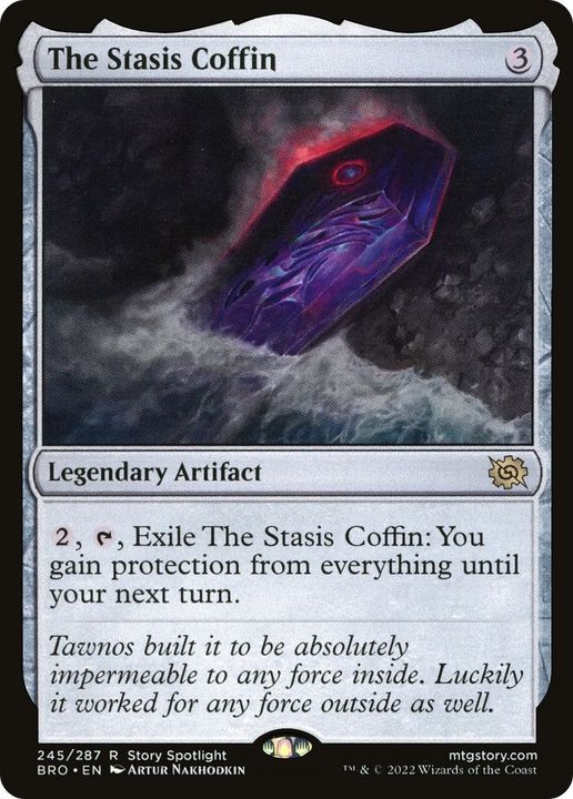 The Stasis Coffin in the group Magic the Gathering / Sets / The Brothers' War at Proxyprinters.com (25319)