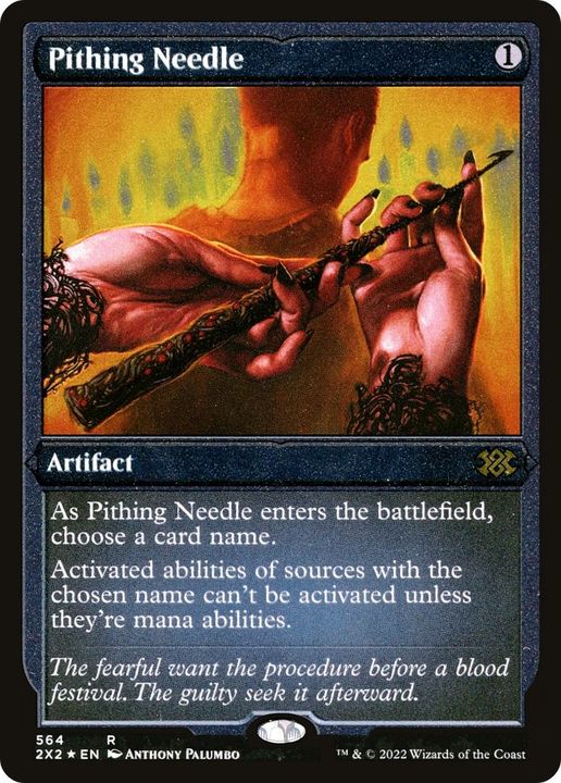 Pithing Needle in the group Magic the Gathering / Types / Artifacts / Artifact at Proxyprinters.com (25324)