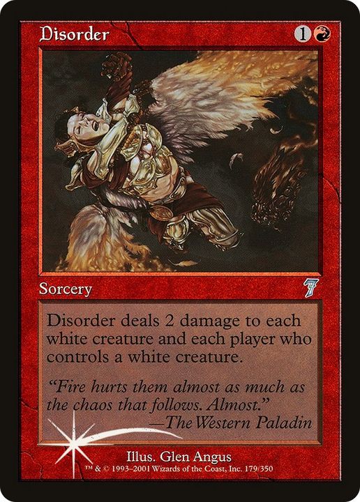 Disorder in the group Magic the Gathering / Types / Colors / Red at Proxyprinters.com (25354)