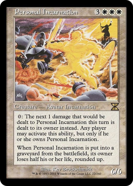 Personal Incarnation in the group Magic the Gathering / Types / Colors / White at Proxyprinters.com (25360)