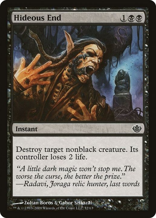 Hideous End in the group Magic the Gathering / Types / Colors / Black at Proxyprinters.com (25369)